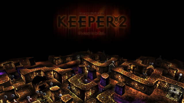 Maze keeper2 dark background red free wallpaper - medium preview image