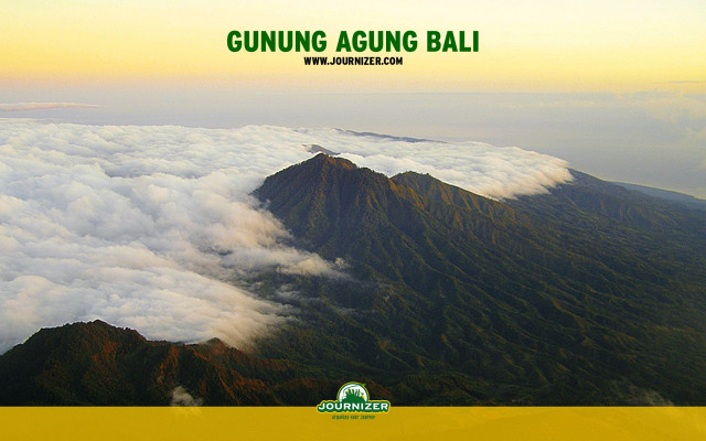 Mountain clouds sign gunung agung #3 free wallpaper - medium preview image