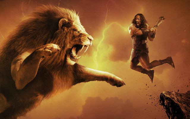 Man lion sword woman fantasy free wallpaper - medium preview image