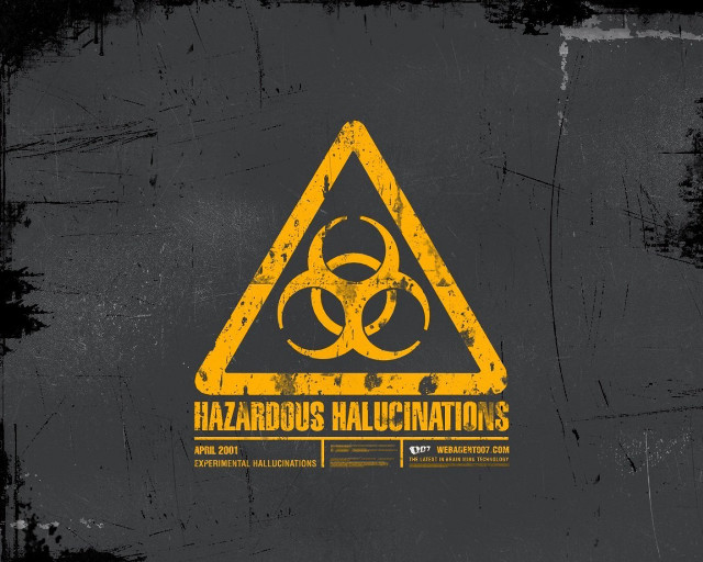 Hazard sign yellow symbol side #2 free wallpaper - medium preview image