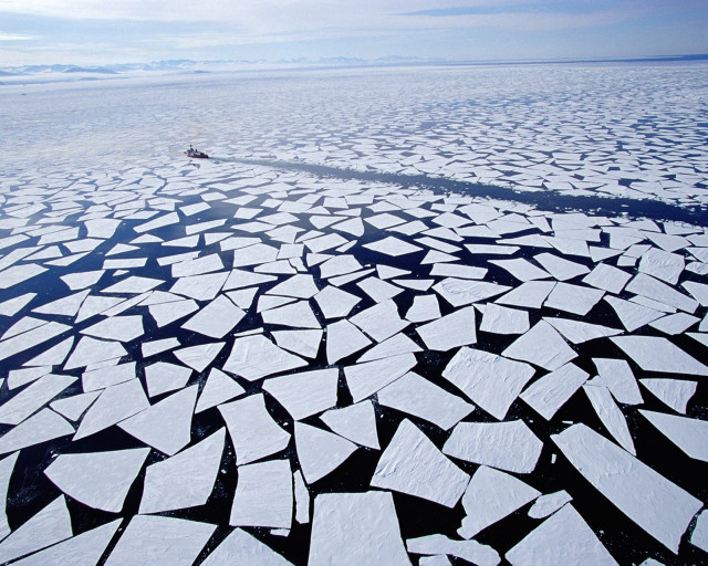 Ice plain flying distance water free wallpaper - medium preview image