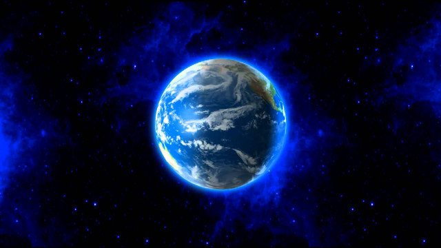 Blue planet black background blue free wallpaper - medium preview image
