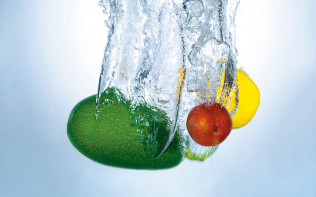 Fruit drop glass water lime #3 free wallpaper - medium preview image