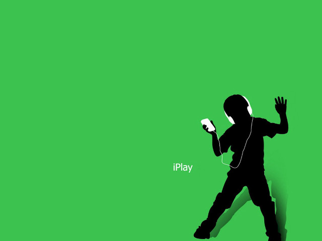 Man playing game controller green free wallpaper - medium preview image