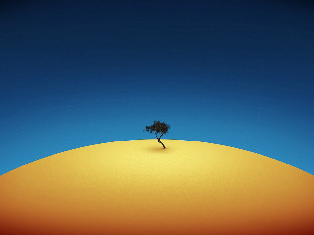 Lone tree hill blue sky #3 free wallpaper - medium preview image