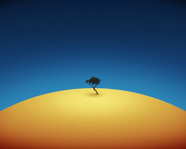 Lone tree hill blue sky #4 free wallpaper - medium preview image
