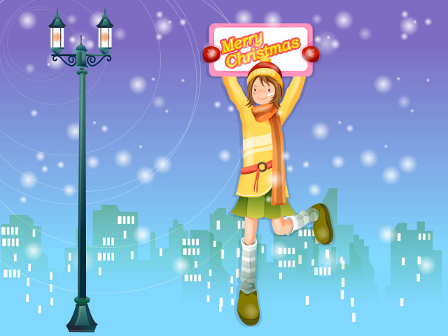 Girl holding sign hands up #4 free wallpaper - medium preview image