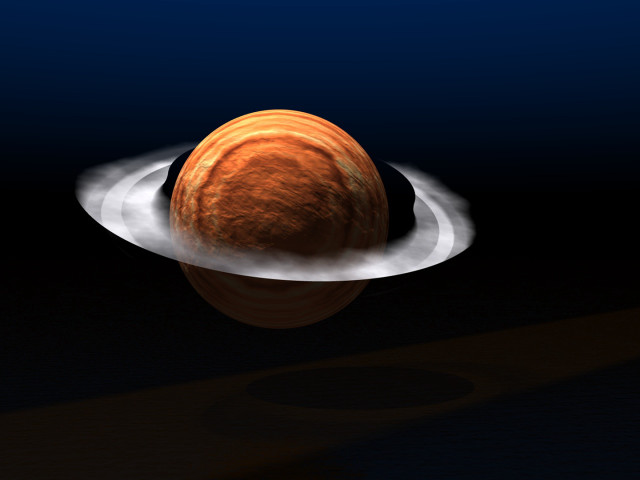 Saturn like object ring base #3 free wallpaper - medium preview image