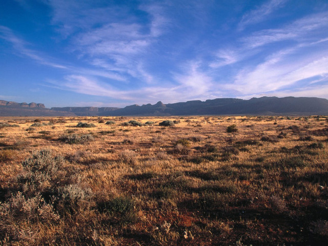 Field mountain blue sky clouds #2 free wallpaper - medium preview image