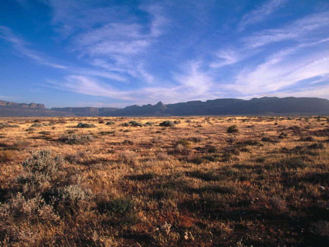 Field mountain blue sky clouds #3 free wallpaper - medium preview image