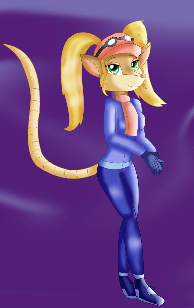 Cartoon character cat outfit ponytail free wallpaper - medium preview image