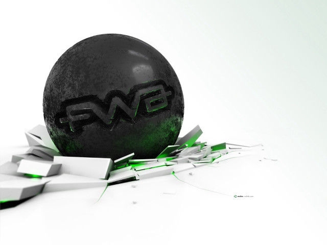 Black ball swf breaking gradient free wallpaper - medium preview image
