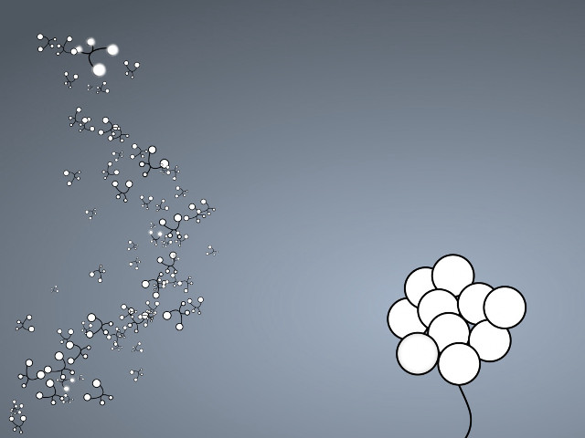 Balloons floating bubbles string attached #2 free wallpaper - medium preview image