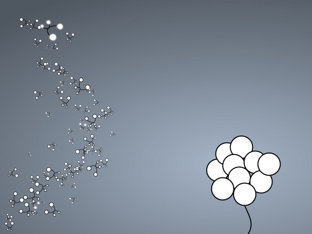 Balloons floating bubbles string attached #3 free wallpaper - medium preview image