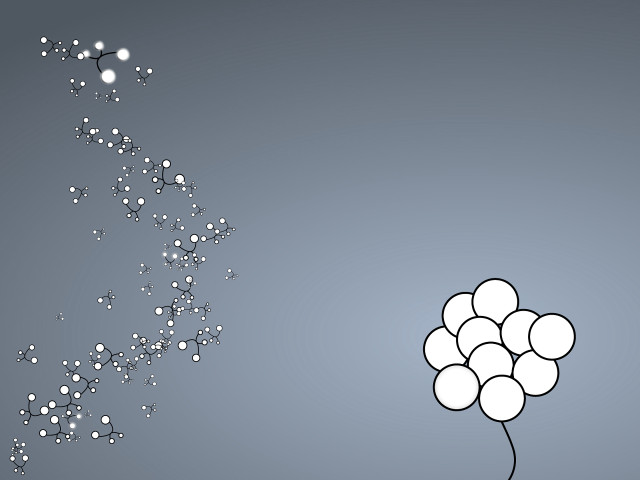 Balloons bubbles stars floating air free wallpaper - medium preview image
