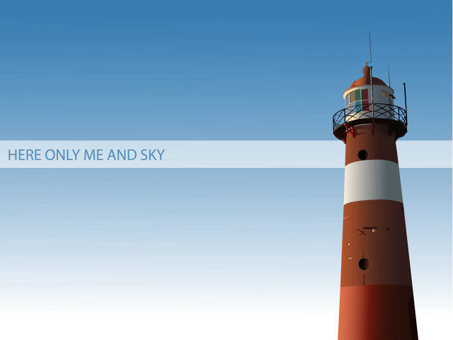 Red white lighthouse sky background #4 free wallpaper - medium preview image