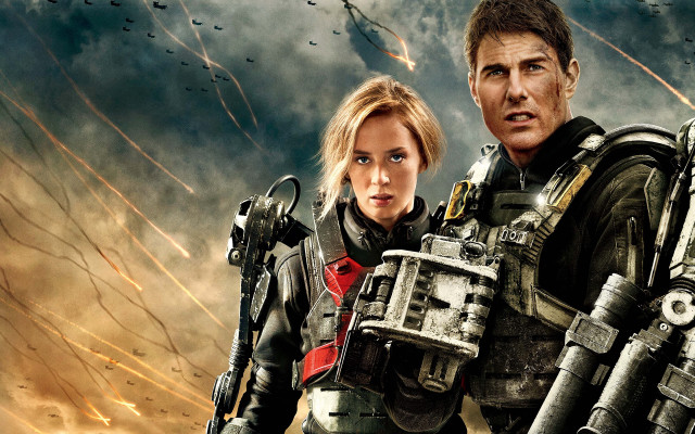 Sci fi couple guns outfits free wallpaper - medium preview image