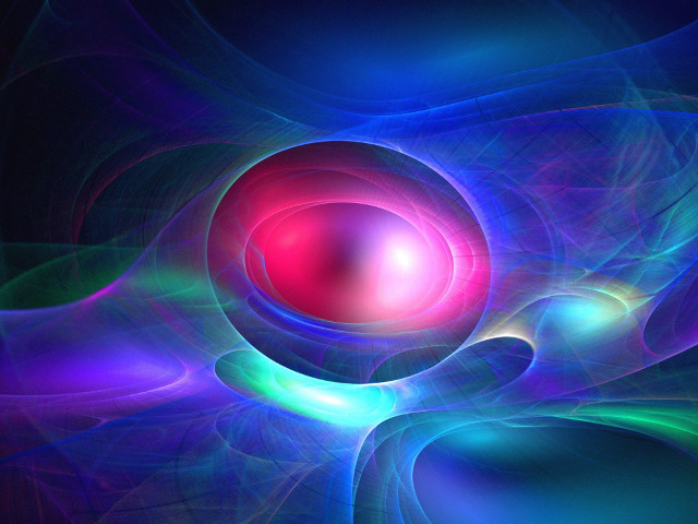 Colorful abstract background red ball free wallpaper - medium preview image