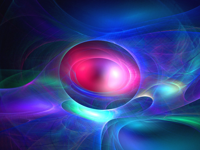 Colorful abstract background red ball #4 free wallpaper - medium preview image