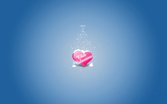 Pink heart message floating bubbles free wallpaper - medium preview image