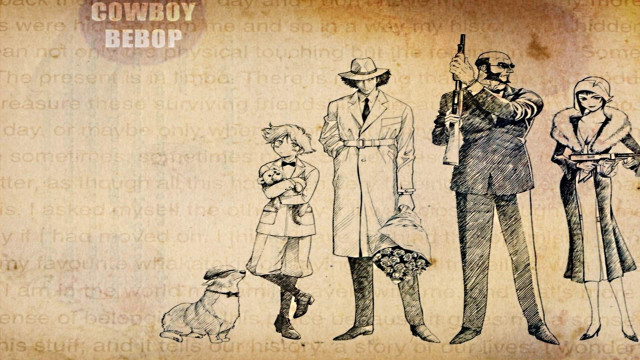 Man women dog gun trenchcoat free wallpaper - medium preview image