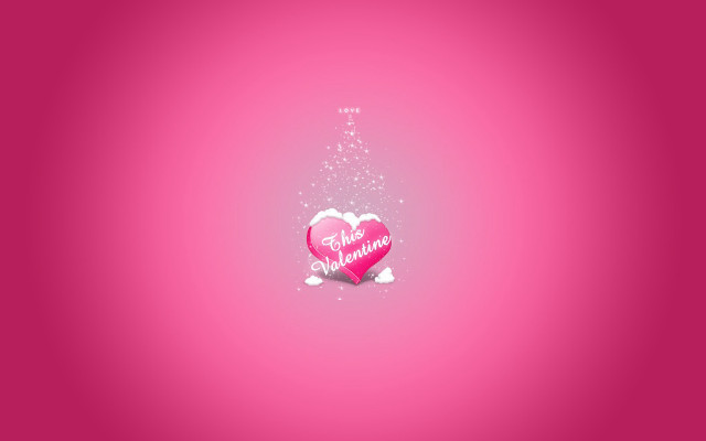 Pink heart message star top free wallpaper - medium preview image