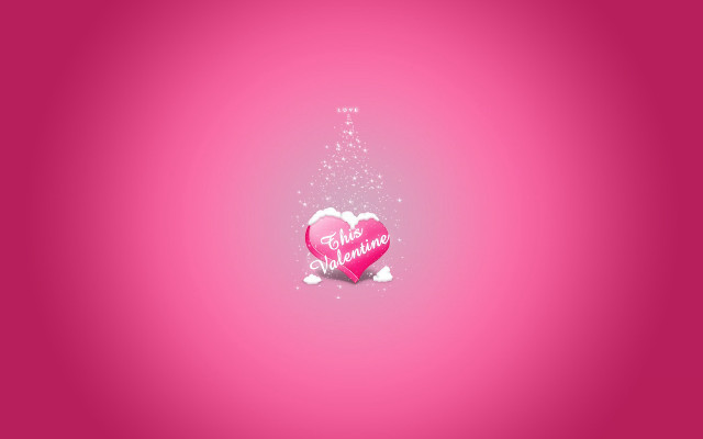 Pink heart message star background free wallpaper - medium preview image