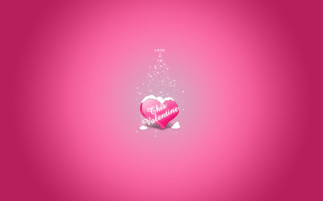 Pink heart message star background #2 free wallpaper - medium preview image