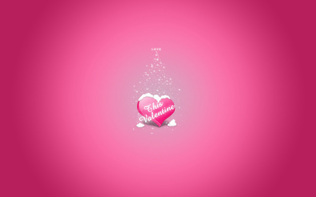 Pink heart message star background #3 free wallpaper - medium preview image