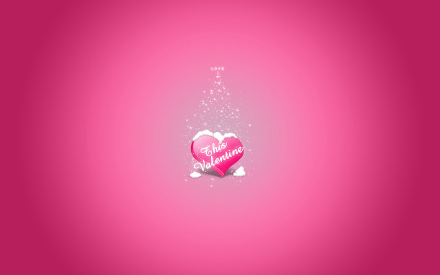 Pink heart message star pink free wallpaper - medium preview image
