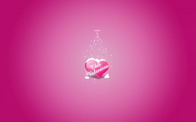 Pink heart message background star free wallpaper - medium preview image