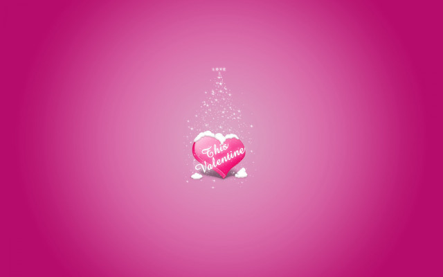 Pink heart message background star #2 free wallpaper - medium preview image