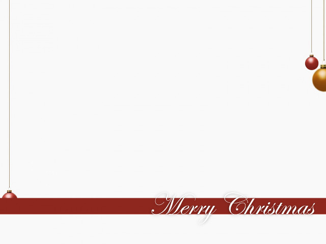 Christmas card ornaments merry message free wallpaper - medium preview image