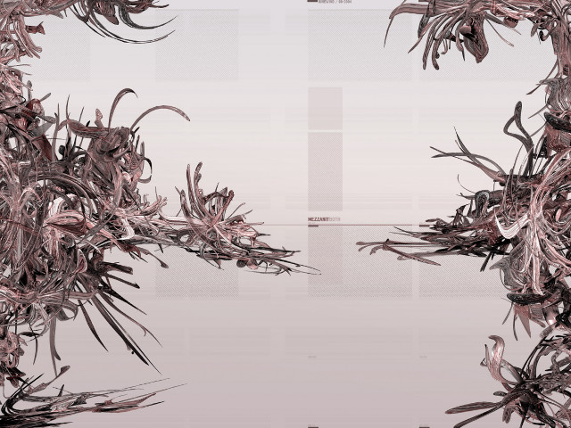 Biopunk bamboo branch skeleton spiderlily free wallpaper - medium preview image