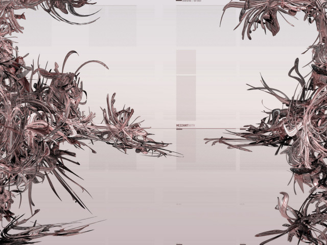 Plants frame bw ambient occlusion free wallpaper - medium preview image