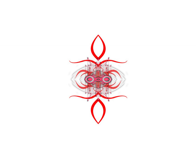 Red white abstract design white free wallpaper - medium preview image