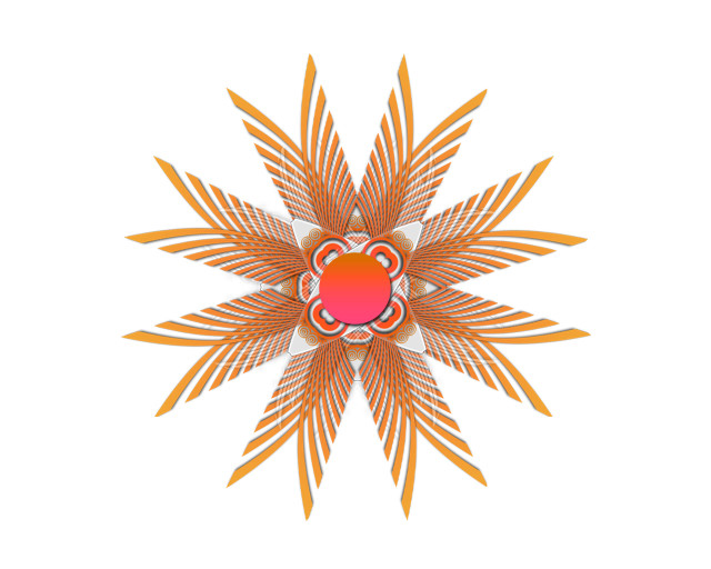 Red orange flower white background free wallpaper - medium preview image