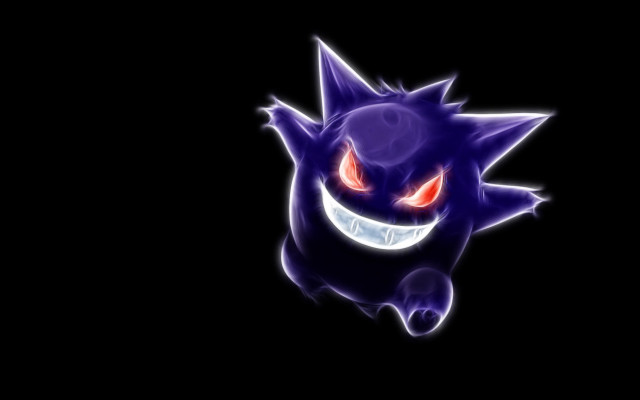 Creepy cartoon character glowing eyes free wallpaper - medium preview image