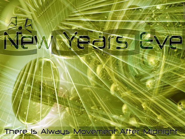 Green black new years eve free wallpaper - medium preview image
