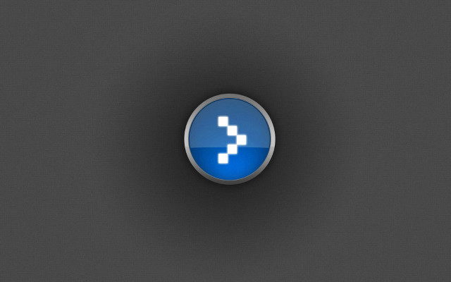 Blue button pixelated cross dark free wallpaper - medium preview image