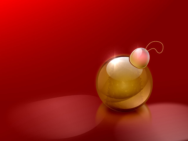 Shiny gold object red background free wallpaper - medium preview image