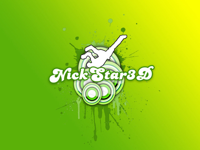 Green background hand holding ball #2 free wallpaper - medium preview image