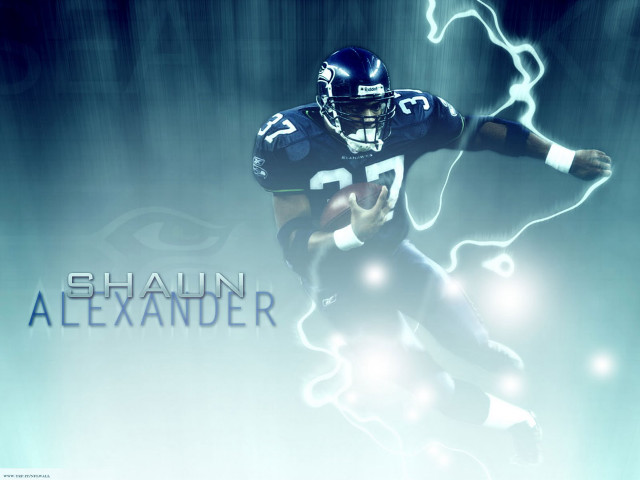 Football player running ball lightning free wallpaper - medium preview image