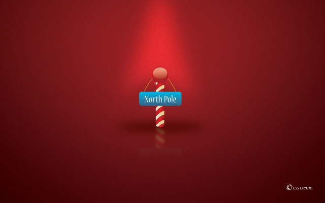 Person holding sign north pole #2 free wallpaper - medium preview image