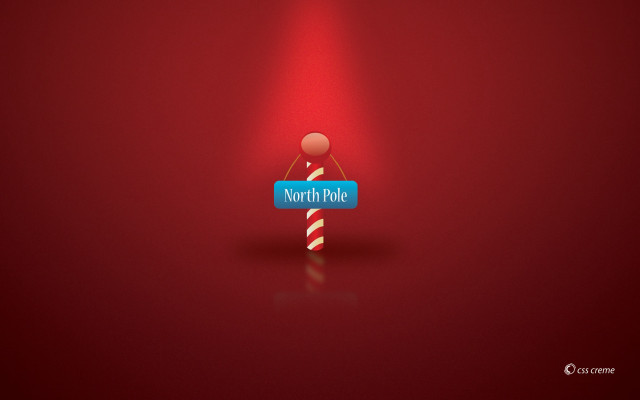 Person holding sign north pole #3 free wallpaper - medium preview image