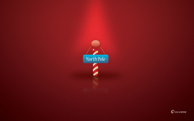 Person holding sign north pole #4 free wallpaper - medium preview image