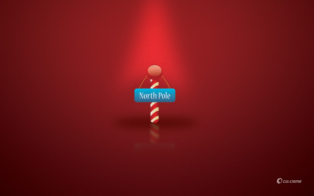 Person holding north pole sign free wallpaper - medium preview image