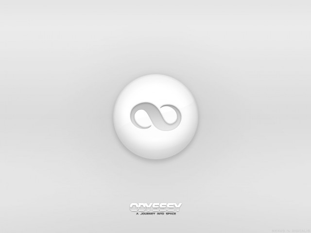 White circle black white logo free wallpaper - medium preview image