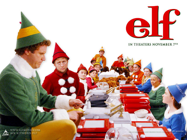 Elf costume group table food free wallpaper - medium preview image
