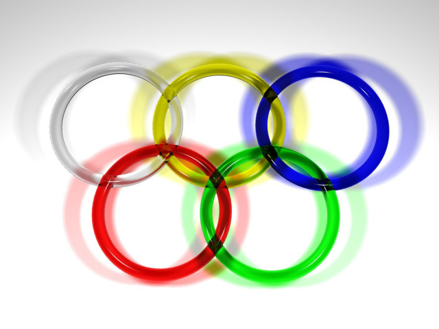 Rings white background red #2 free wallpaper - medium preview image